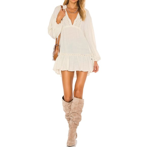 NEW! Free People Rugged Beauty Swing Dress - Picture 2 of 4